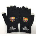 Gants touch-screen publicitaire avec Barcelona logo